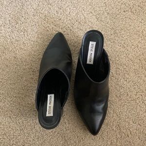 Steve Madden mules, women’s size 9, Black.